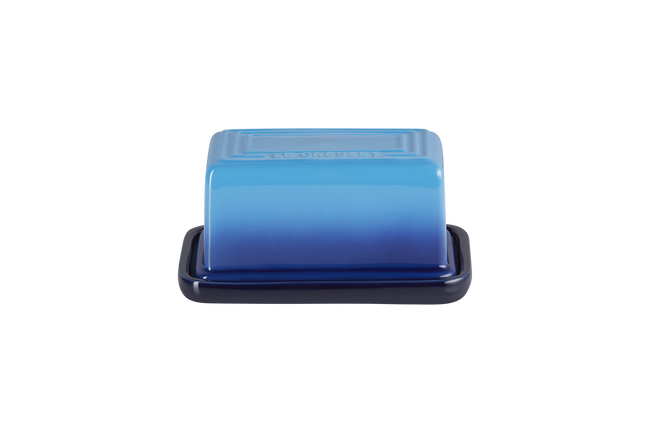 Stoneware Large Butter DishAzure Blue image number 1