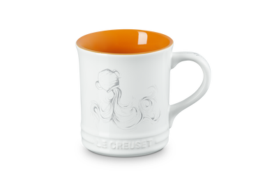 Le Creuset Stoneware Seattle Mug Aquarius 400ml White