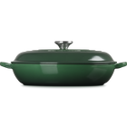 Le Creuset Cast Iron Classic Shallow CasseroleKale image number 3