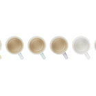 Stoneware Sorbet Set of 6 Espresso Mugs image number 6