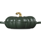 Le Creuset Cast Iron Signature Pumpkin Shallow Casserole 28cm ForetFor&ecirc;t image number 3