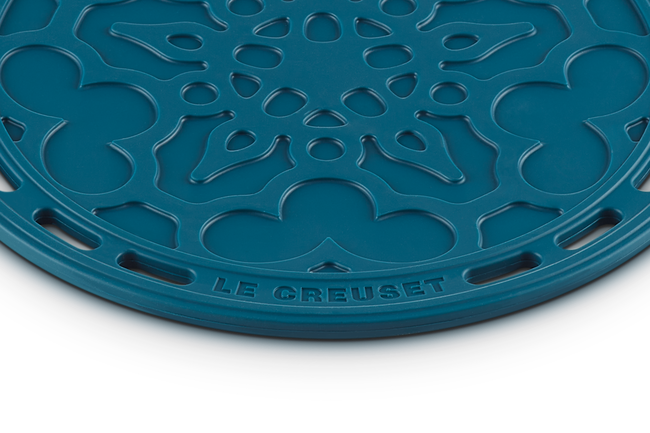 Silicone French TrivetDeep Teal image number 2