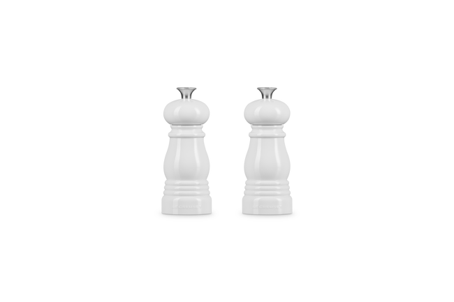 Mini Salt & Pepper Mill SetWhite image number 3