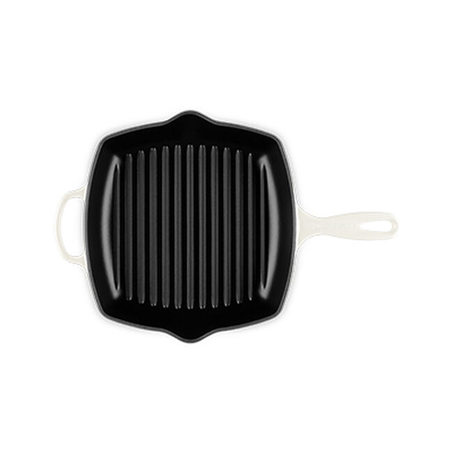 Cast Iron Signature Square Skillet GrillMeringue image number 6