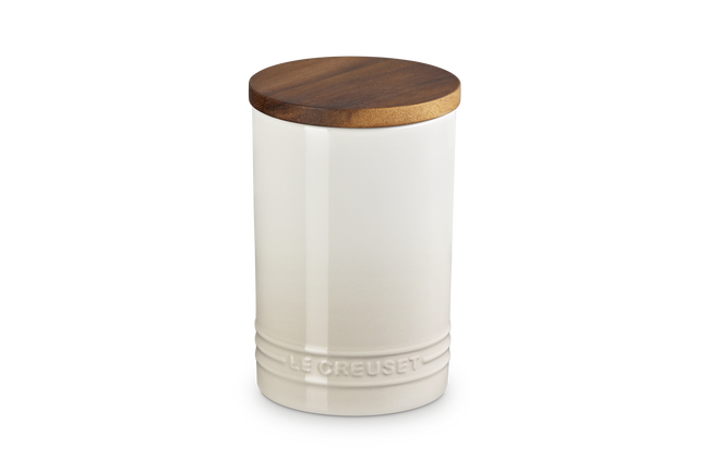 Signature 770ml Storage Jar with Wooden LidMeringue image number 1