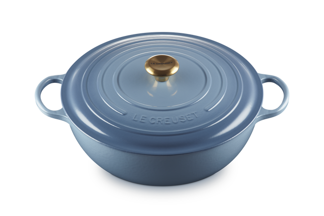 Le Creuset Cast Iron Signature Soup Pot 32cm ChambrayChambray image number 3