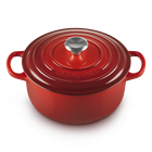 Cast Iron Signature Round CasseroleCerise image number 2