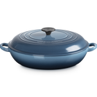 Le Creuset Cast Iron Classic Shallow CasseroleMarine image number 1