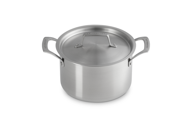 Essential 3-ply Stainless Steel 3-piece Cookware Set image number 2