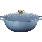 Le Creuset Cast Iron Signature Soup Pot 26cm ChambrayChambray image number 1