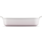 Stoneware 32cm Heritage Rectangular DishShell Pink image number 2
