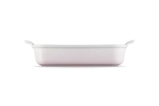 Stoneware 32cm Heritage Rectangular DishShell Pink image number 2
