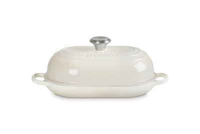 Cast Iron Signature Oval Bread Oven 29cm Meringue