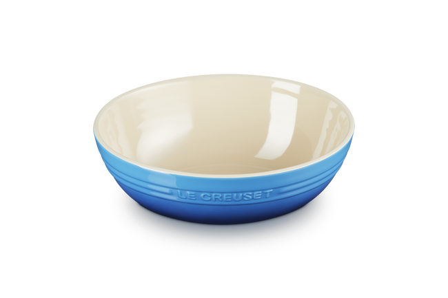 Stoneware Oval Serving BowlAzure Blue image number 2
