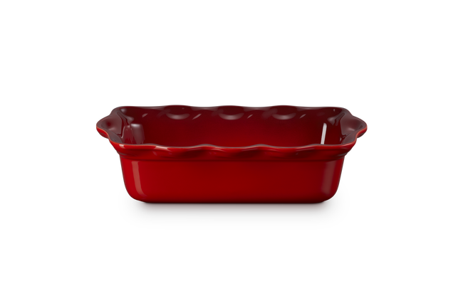 Stoneware Fluted Loaf Dish 23cmCerise image number 1