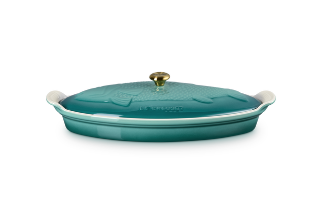 Stoneware Heritage Fish Baker with LidRiviera image number 1