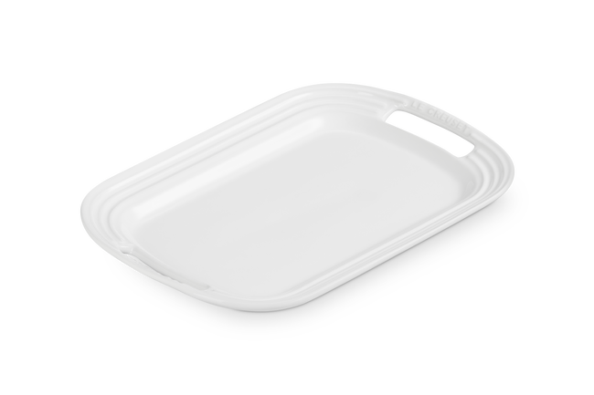 Stoneware BBQ PlatterWhite image number 6