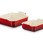 Stoneware Set of 2 Heritage Square Dishes image number 1