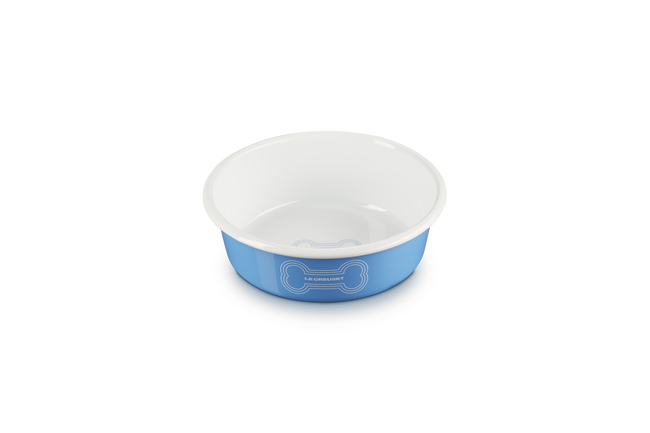Pet Bowl with Bone DecalLight Blue image number 2