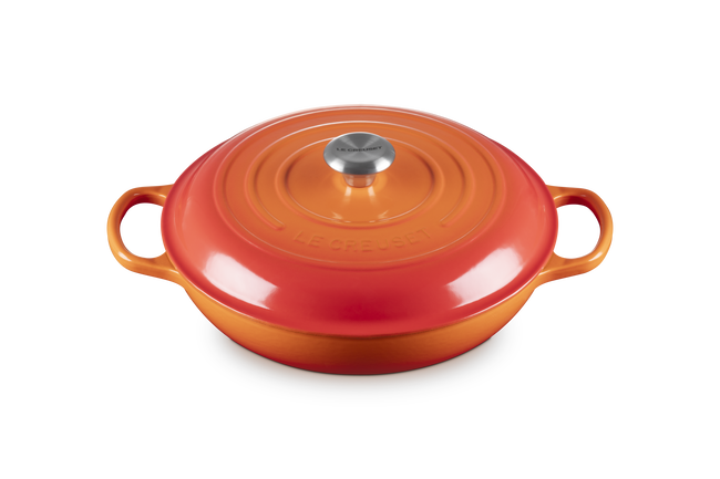 Cast Iron Signature Shallow CasseroleFlame image number 2