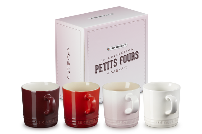 Stoneware Petits Fours Set of 4 Mugs image number 1