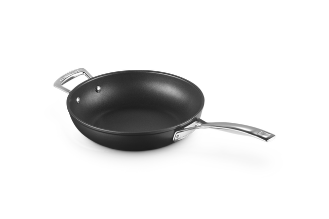 Toughened Non-Stick Deep Frying Pan with Helper Handle image number 6