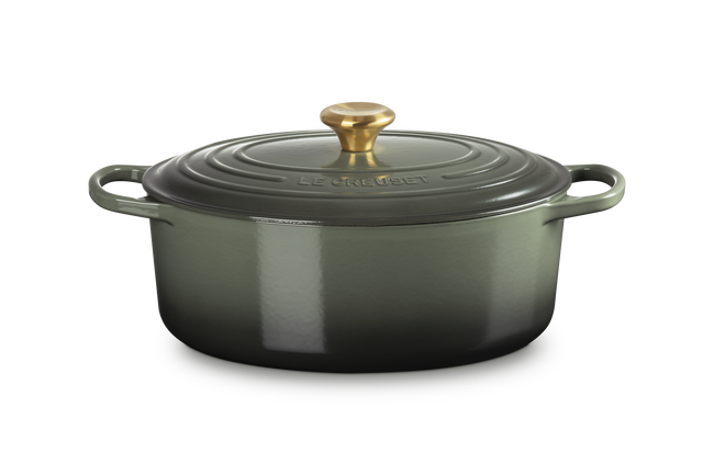 Le Creuset Cast Iron Signature Oval Casserole 31cm ThymeThyme image number 1