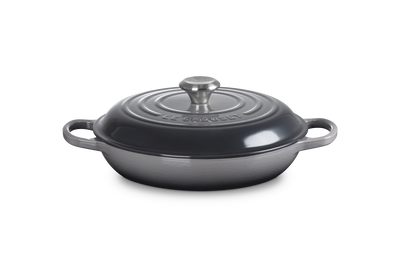 Le Creuset Cast Iron Signature Shallow Casserole 28cm Flint