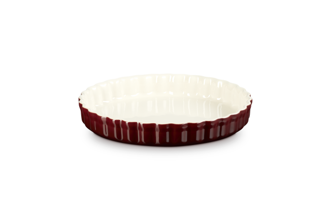 Stoneware Fluted Flan Dish image number 1