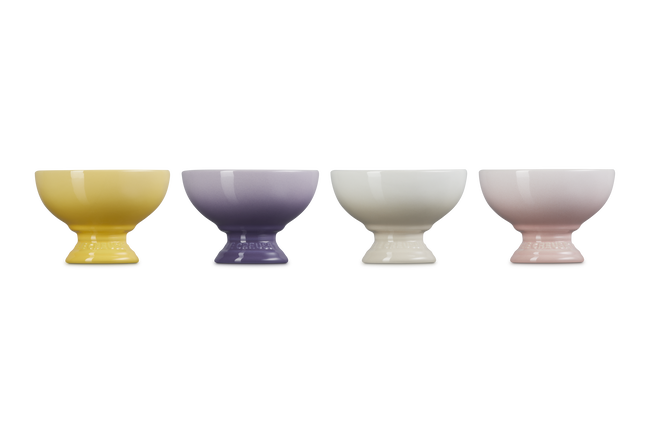 Stoneware Sorbet Set of 4 Ice Cream Bowls image number 6
