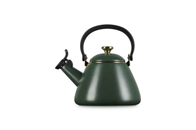 Le Creuset Kone Kettle with Gold Knob 1.6L For&ecirc;tFor&ecirc;t image number 3
