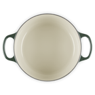 Le Creuset Cast Iron Signature Round Casserole 24cm For&ecirc;tFor&ecirc;t image number 5