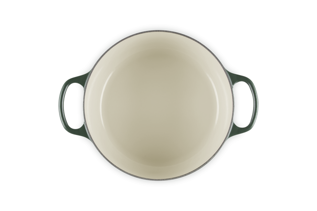 Le Creuset Cast Iron Signature Round Casserole 24cm For&ecirc;tFor&ecirc;t image number 5