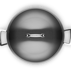 Toughened Non-Stick Shallow Casserole with Glass Lid image number 5