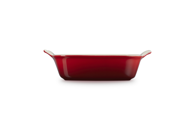 Stoneware Heritage Square DishCerise image number 2