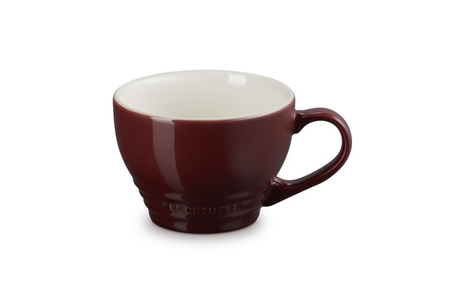 Stoneware Giant Cappuccino Mug in Garnet