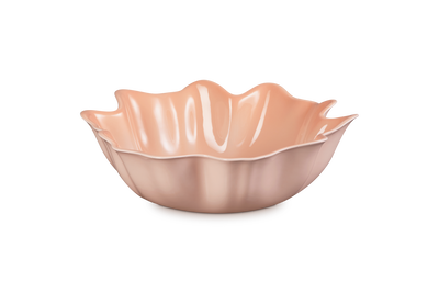 Stoneware Iris Serving Bowl