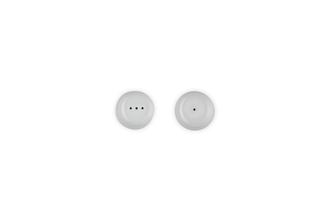 Stoneware Salt & Pepper ShakersWhite image number 4