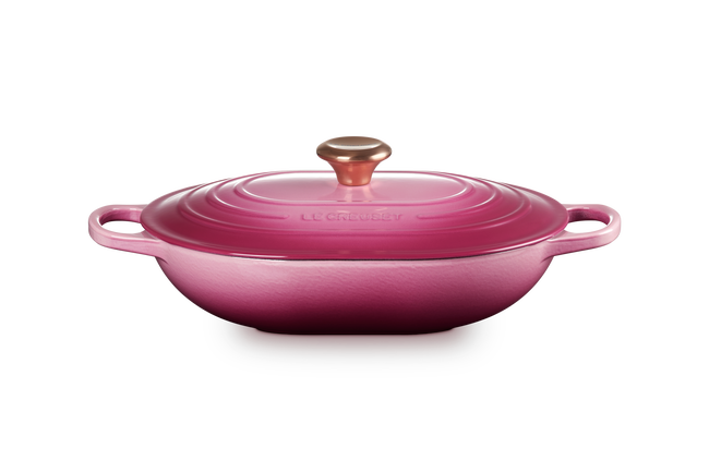 Le Creuset Cast Iron Signature Oblong Casserole 31cm BerryBerry image number 1