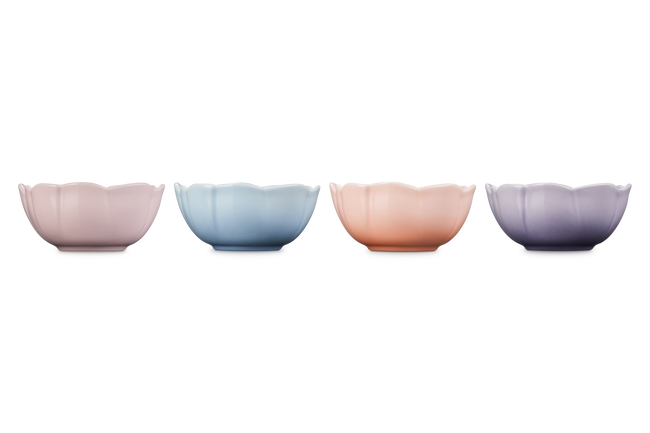 Le Creuset Stoneware Petal Set of 4 Mini Bowls Mix image number 3