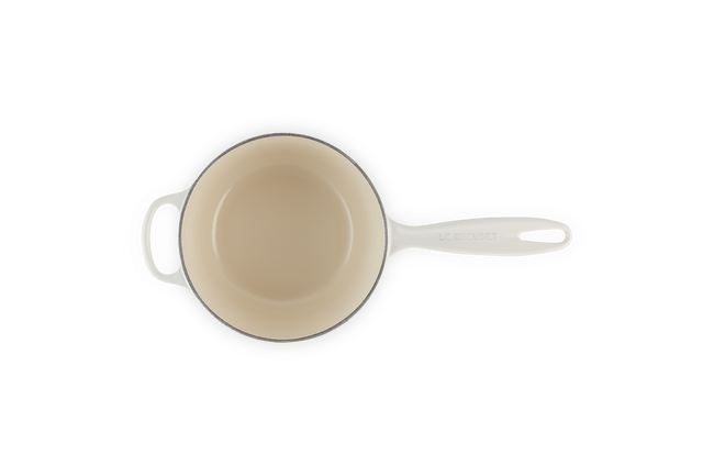 Le Creuset Cast Iron Signature Saucepan 18cm MeringueMeringue image number 5