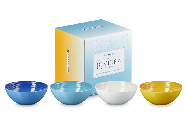 Stoneware Riviera Set of 4 Cereal Bowls image number 1
