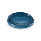 Stoneware Oval Spoon RestDeep Teal image number 1