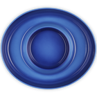 Stoneware Chip and Dip PlatterAzure Blue image number 4