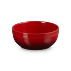 Stoneware Coupe Serving BowlCerise image number 1