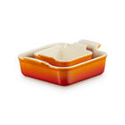 Stoneware Set of 2 Heritage Square DishesFlame image number 2