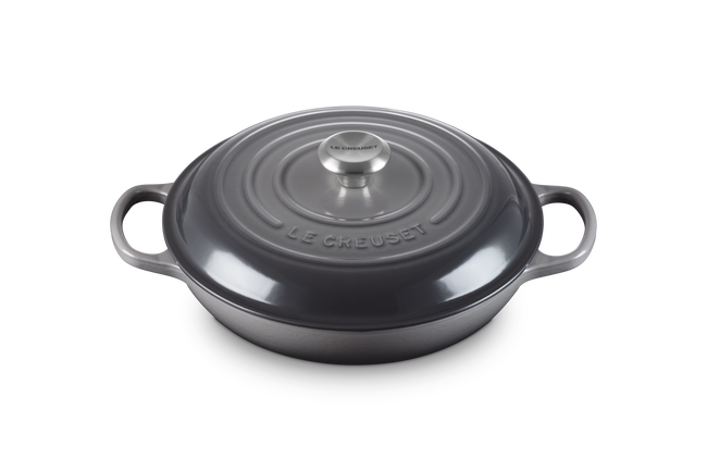 Le Creuset Cast Iron Signature Shallow Casserole 28cm FlintFlint image number 2