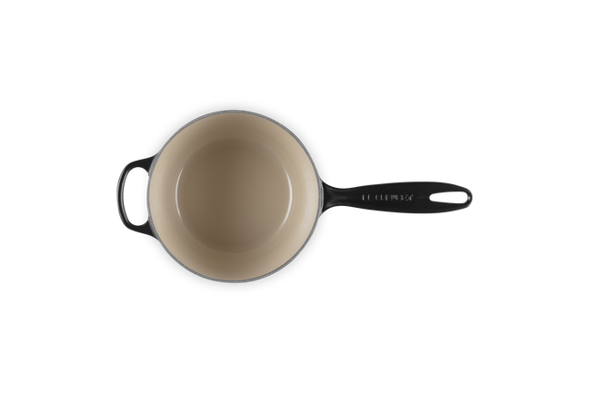 Le Creuset Cast Iron Signature Saucepan 18cm Matte BlackMatte Black image number 5