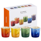 Stoneware Rainbow Set of 6 Cappuccino Mugs image number 1