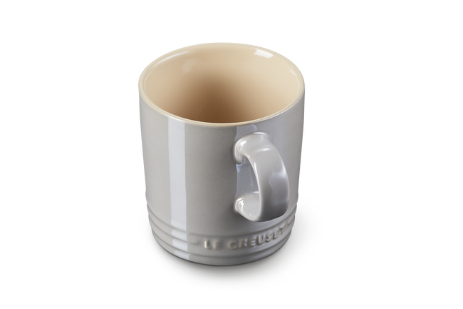 Le Creuset Stoneware Metallics Mug 350ml Pearlized Light Mist GreyPearlized Light Mist Grey image number 4